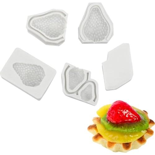 Strawberry Shape Cake Mold Bakeware Baking Pastry Tool DIY Sugar Craft Fondant Mold Silicone Kitchen Accessories