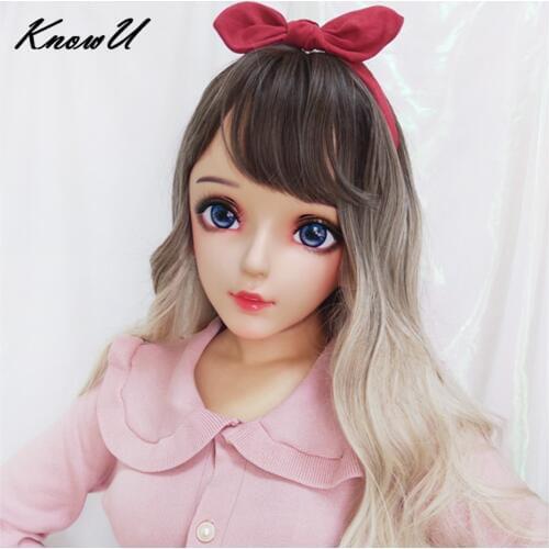 KnowU Kigurumimask Doll Permanent Makeup Anime Headgear Crossdresser Cosplay Crossdress BJD