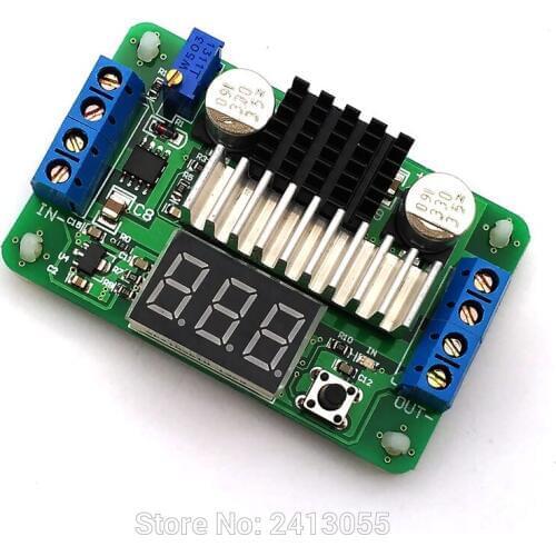 LTC1871 3.5-30V 100W DC-DC Boost Converter Adjustable Step-Up High Power Supply Module LED Voltmeter Voltage Meter