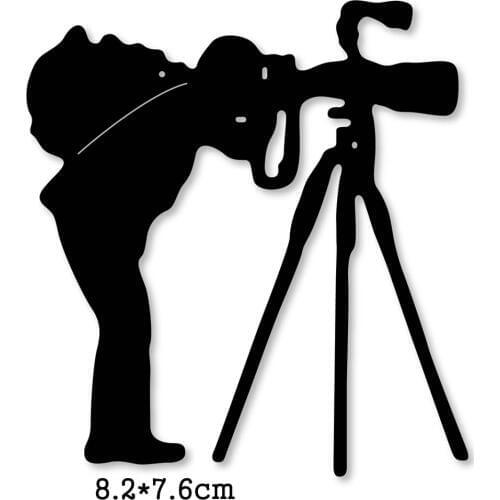 Metal Cutting Dies Men photography 2020 New Crafts Stencil For DIY Scrapbooking Paper/photo Cards Embossing Die