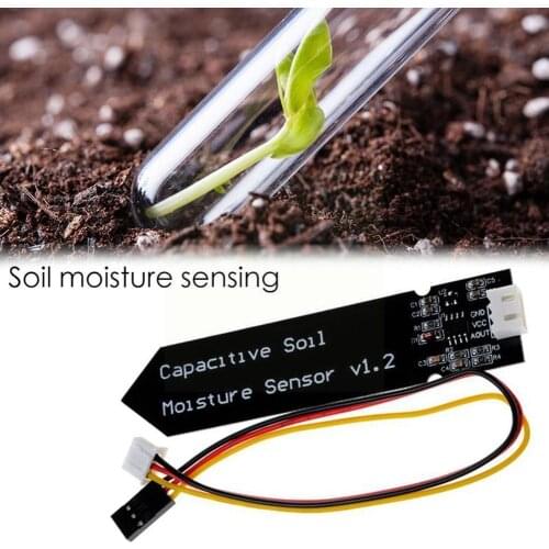 Capacitive Soil Moisture Sensor Module Corrosion Resistant Voltage Sensor Wide Capacitive Wire Moisture Analog Soil H7J9
