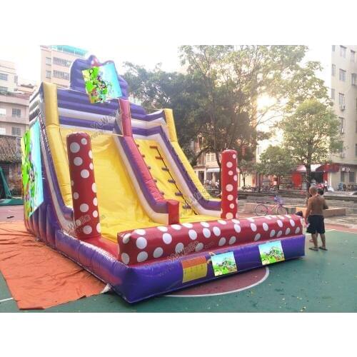 Inflatable Combo Slide bouncer with CE/UL blower inflatable playground parks YLW-bouncer 0823