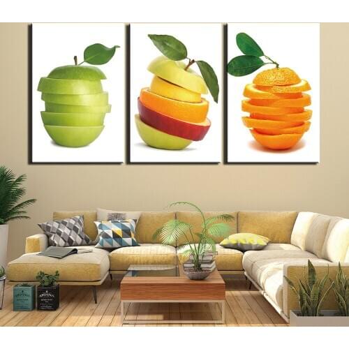 Popular Wall Art Frame Canvas Fashion Posters HD Prints 3 Pieces Paintings Modern Still Life Pictures for Living Room