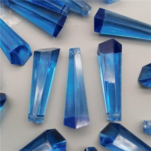 Lighting Accessories 12 X40mm Corbel Acrylic Small Pendant Transparent Scattered Beads charms for bracelet making