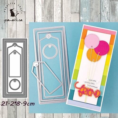 Panalisacraft Message board Frame Metal Cutting Dies Stencils DIY Scrapbooking/photo album Decorative Embossing DIY Paper Cards
