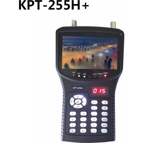 Genuine!! KPT-255H+ Super Digital TV Receiver Encoder Modulator Full HD DVB-S2 Sat Finder Watch Free Channels Satellite