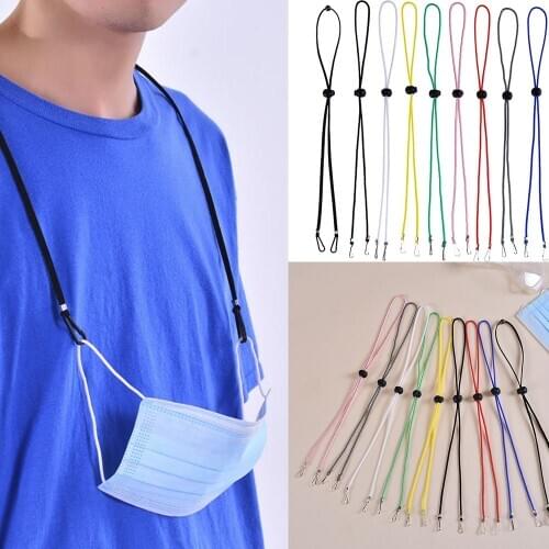 Adjustable Mask Lanyard Extend Ropes Ear Pressure Relief Face Bandanas Chain Holder Straps mask storage chain Eyeglasses Chain