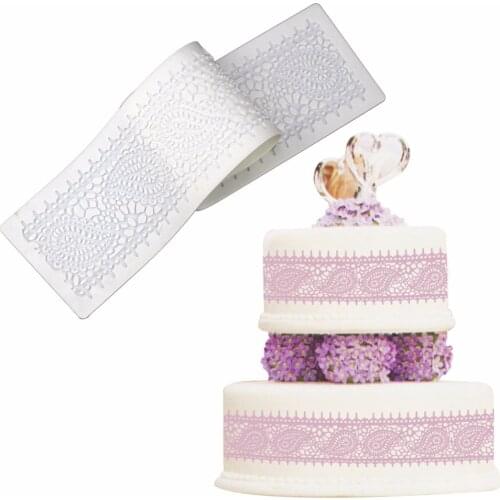 DIY Flower Shape Baking Silicone Mat Fondant Wedding Cake Decorating Tool Sugar Craft Baking Silicone Mold