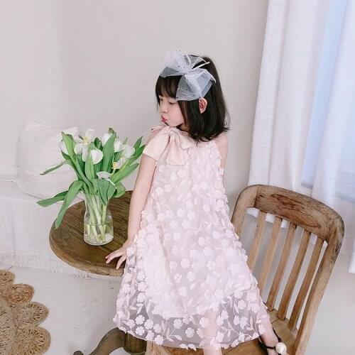 Tonytaobaby Summer New Baby Girl Childrens Mesh Princess Girls Dress Girls Dress