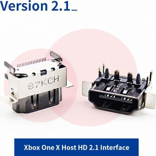 1/3/8/10PCS for Xbox One X Original HDMI-compatible Interface Port Socket Replacement Port Connector Version 2.1