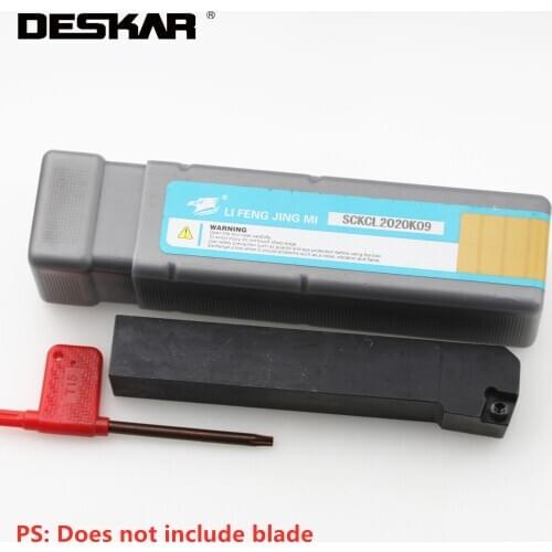 1PC DESKAR SCKCR1616H09 SCKCL1616H09 CNC Lathe Cutter Cutting Tool Parts Turning Toolholder For CCMT09 Carbide Inserts