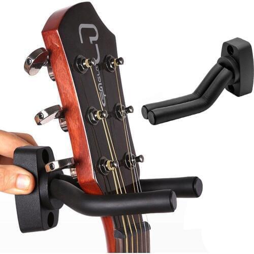 10pcs Adjustable Wall Mounted Guitar Ukulele Bass Banjo Display Hanger Bracket Hook Holder Keeper