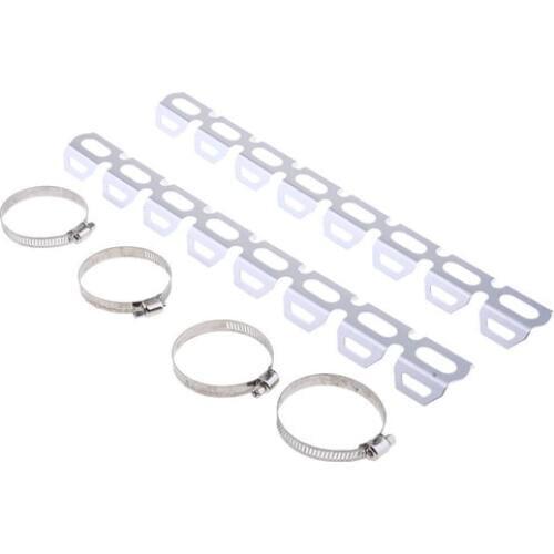 2pcs Aluminum Exhaust Muffler Pipe Heat Shield Guard Cover Motorcycle For BMW R1200GS F800GS F700GS F650GS