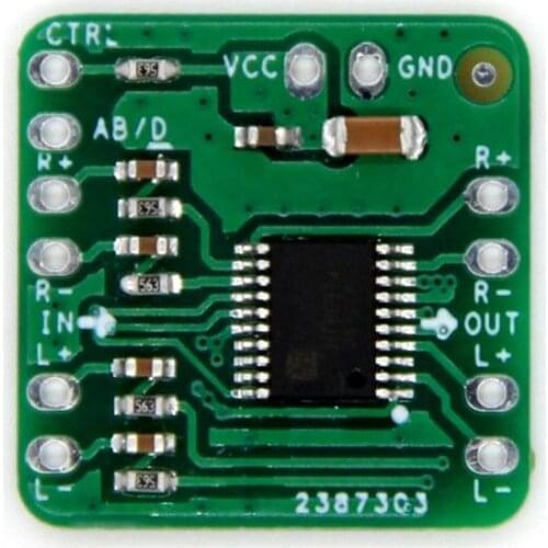 2x10W Digital Class D Audio Power Amplifier HT8696 Differential Input 3.6-8.5V Differential Power Amplifier Board