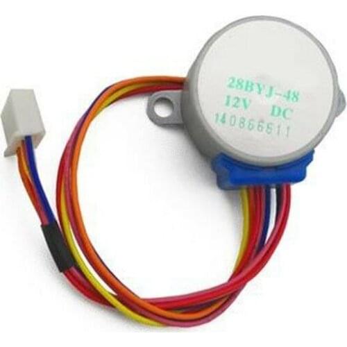 5 PCS 48DC 12V Valve Gear Stepper Motor 4Phase Step Motor