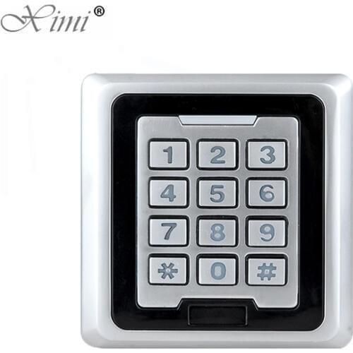 5pcs 125KHZ Smart Card Metal Access Control Panel 8000 Users Surface Waterproof Standalone Single Door Access Controller Systems