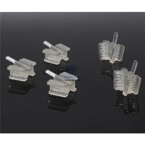 Small Size 5Pcs Dental Silicone Mouth Prop Support Holding Saliva Ejector Suction Tip