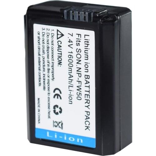 Battery for Sony Alpha A6100 ILCE-6100 SLT-A35 (α35) 1600mAh