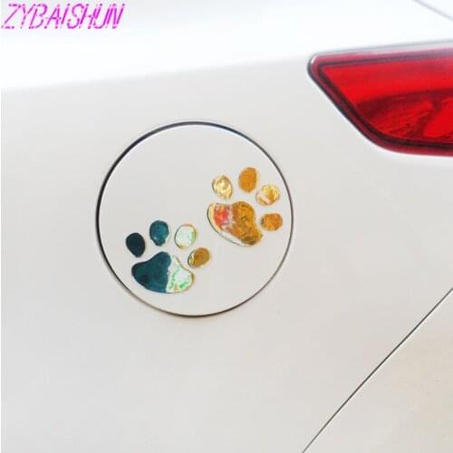 Car sticker classy design paw 3D animal Cat Bear traces stickers for Audi all series Q3 Q5 SQ5 Q7 A1 A3 S3 A4 A4L A6L A7 S6 S7