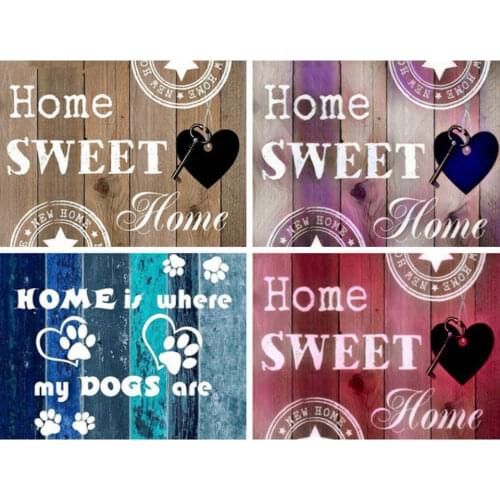 AZQSD Diamond Painting Full Square Home Sweet Embroidery Scenery Needlework Picture Of Rhinestones Handmade Home Decor Gift