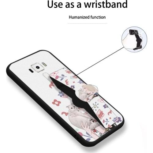 Magnetic Wristband Case For Asus zenfone Selfie ZD551KL Z00UD Coque Capa Back Cover For Asus ZenFone 3 ZE552KL