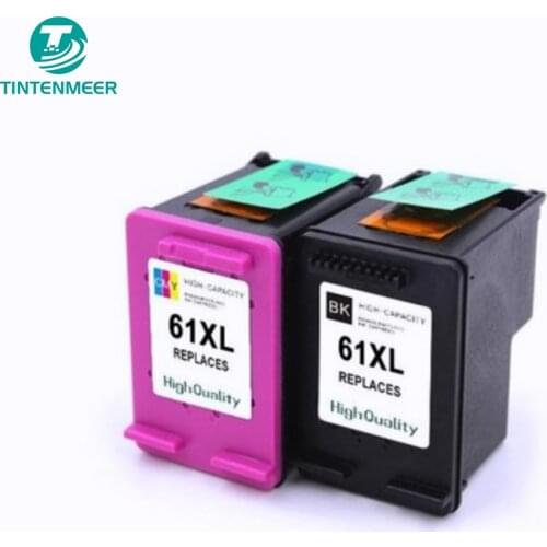 TINTENMEER ink cartridge 61 xl compatible for hp deskjet 2510 2512 2514 2540 2541 2542 2543 2544 3000 3000 J310c 3050 printer
