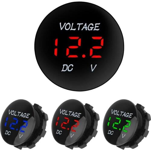 Mini Digital Voltmeter DC 12V-24V Ammete Voltage Meter Tester Led Display For Car Auto Motorcycle Boat