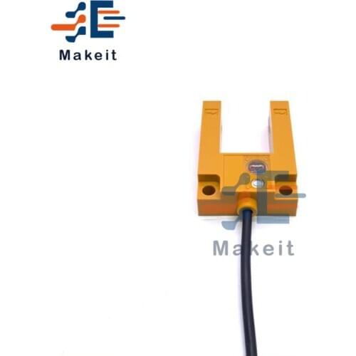 E3S-GS30E4 Infrared Photoelectric Induction U-Shaped Trough Type Groove Switch DC Three Wire NPN Normally Open Infrared Sensor