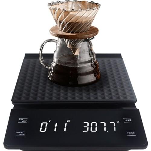 LCD Display Kitchen Scales Electronic Scale 3KG/0.1g Weighing Balance For Jewelry Coffee Scale High Accuracy Measuring Tools