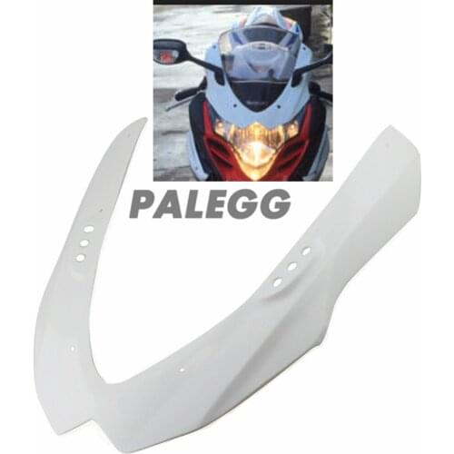 Motorcycle Unpaint White Middle Front Fairing Nose Cowl Fit For Suzuki GSXR1000 2009-2017 Upper Front Head Fairing