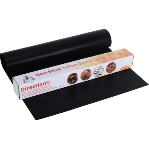 Grill Mat Set, BBQ Accessory, Reusable, and Easy to Clean - Works on Electric Grill Gas Charcoal BBQ tool, Black