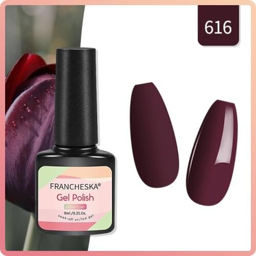 8ml Gel Nail Polish Butterfly Color Lamp Nails Art Manicure With Matt Base Top Coat Semi Permanant Gellak Nail Gel Polish Varnis