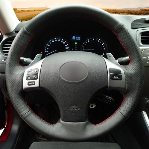 DIY Anti-Slip Wear-Resistant Steering Wheel Cover For Lexus IS IS250 IS250C IS300 IS300C IS350 IS350C Car Interior Decoration