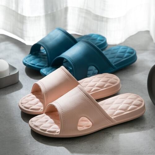 2020 Summer Women Slippers Thick Eva Non-slip Slides Soft Indoor Home Bathroom Slippers Man Slippers Flip Flops Shoes