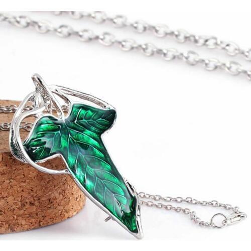 Fairy Queen Green leaves Brooch dual purpose Accessories Brooch Pins Jewelry Gift Lapel Pin Accessories