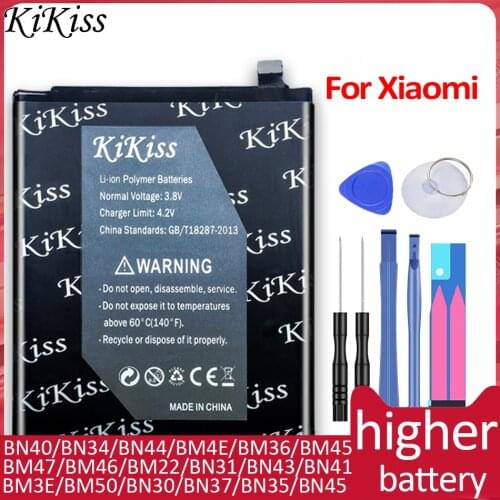 For Xiao Mi Replacement Battery For Xiaomi Mi Redmi Note Max 2 A2 Lite 3 3S 3X 4 4X 5 5A M5 6 6A 7 7A 8 F1 Pro Prime Plus batter