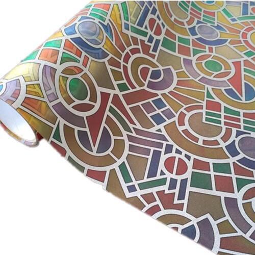 Film on glass window toning sticker privacy Stained Static Retro smart film glass Frosted PVC film Decorative vinyl width 90cm