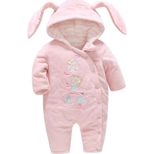 Vlinder Baby girls Rompers Baby Girls Winter Clothes New Cute Newborn Clothes Infant Jumpsuit Cotton Snug Long Sleeves Pajamas