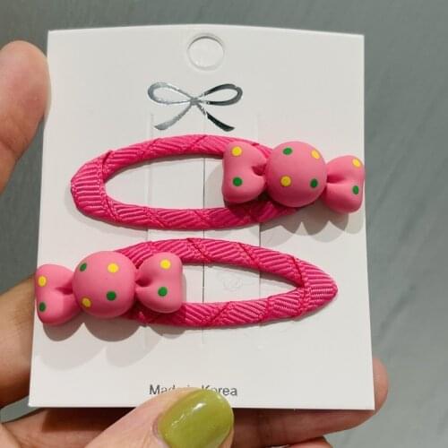 2Pcs/Set Girls Stars Sugar Rainbow Hair Clips Kids Lovely Hairpins Headband Barrettes Children Fashion Hair Accessories Gift