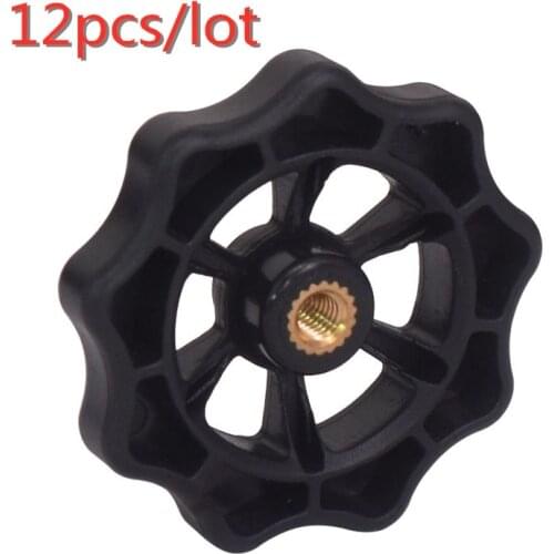 3D Printer Part 12pcs/lot Hot Bed Platform Knob For Creality CR-10 CR-10S Adjustment Hot Bed Big Hand Twist Leveling Nut