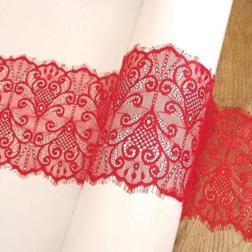 6 meter price color lace eyelash lace wholesale 18cm wide handmade diy clothing skirt decoration sewing accessories