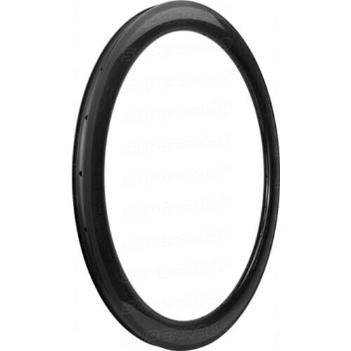Promotion Price 25mm Wide 50mm Deep Full Carbon Road Bike Tubeless Rims With Honeycomb Glossy