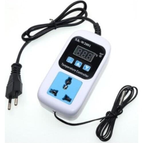 VKS-W2001 Electronic Temperature Control Socket Thermostat Control Fully Automatic Switch Adjustable Digital Display