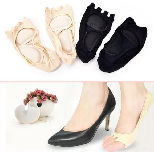 2Pcs Five Fingers Toes Compression Socks Arch Support Relieve Foot Pain Socks Insoles For Women