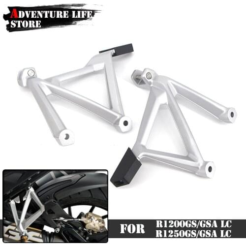 For BMW R1200GS R1200 GS ADV LC Adventure R1250GS GS1250 R GSA Motorcycle Rear Footrest Rear Pillion Passenger Footrest Bracket