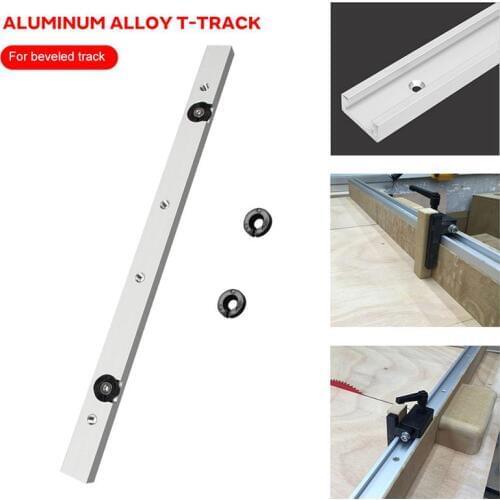 Metal Silver T Slot Slider T Tracks Portable Practical Hardware Woodworking Chute Pusher Miter Tool Bar Durable Limit