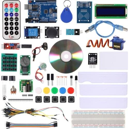 I2C IIC Upgraded Advanced Version Starter Kit the RFID Learn Suite Kit LCD 1602 For Arduino UNO R3