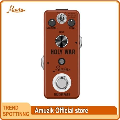 Rowin LEF-305 Analog Guitar Effect Pedal Heavy Metal Distortion Effect Micro Metel Classic 80s Effector