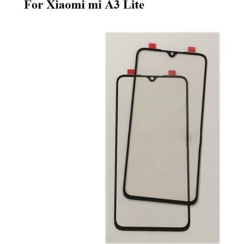 For Xiaomi Mi A3 Lite Outer Glass Lens touchscreen Touch screen Outer Screen for Xiaomi Mi A 3 Lite Glass Cover without flex
