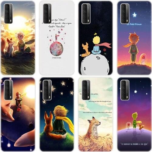 The Little Prince fox Silicone Phone Case for Huawei P50 Pro P40 Lite E P30 Pro P10 Plus P20 Lite P Smart Z 2021 Pro 2019 Cover